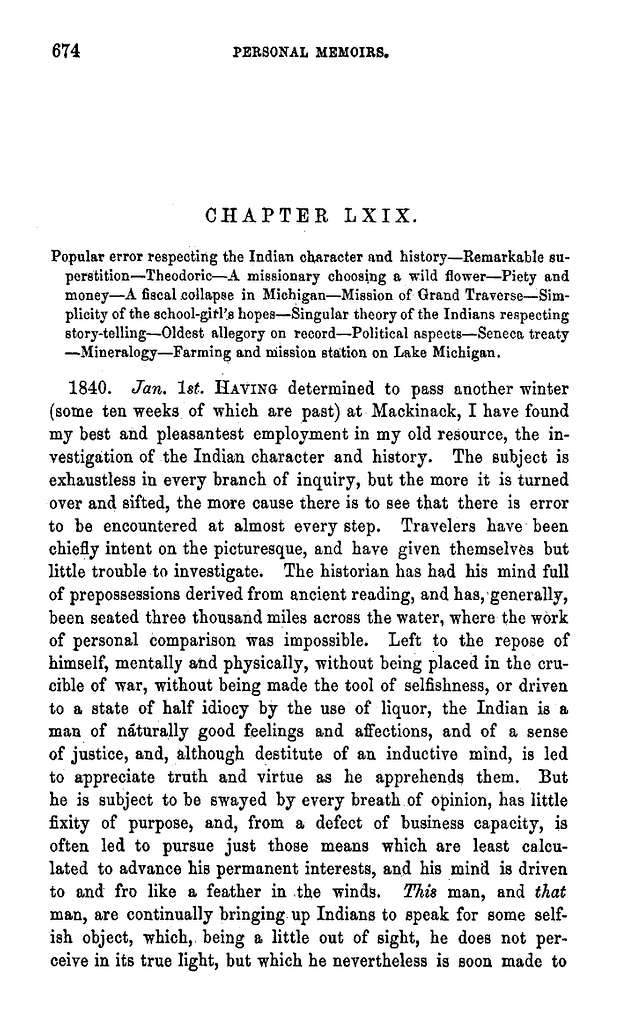 Personal memoirs of a residence of thirty years with the Indian tribes on the American frontiers: with brief notices of passing events, facts, and opinions, A.D. 1812 to A.D. 1842