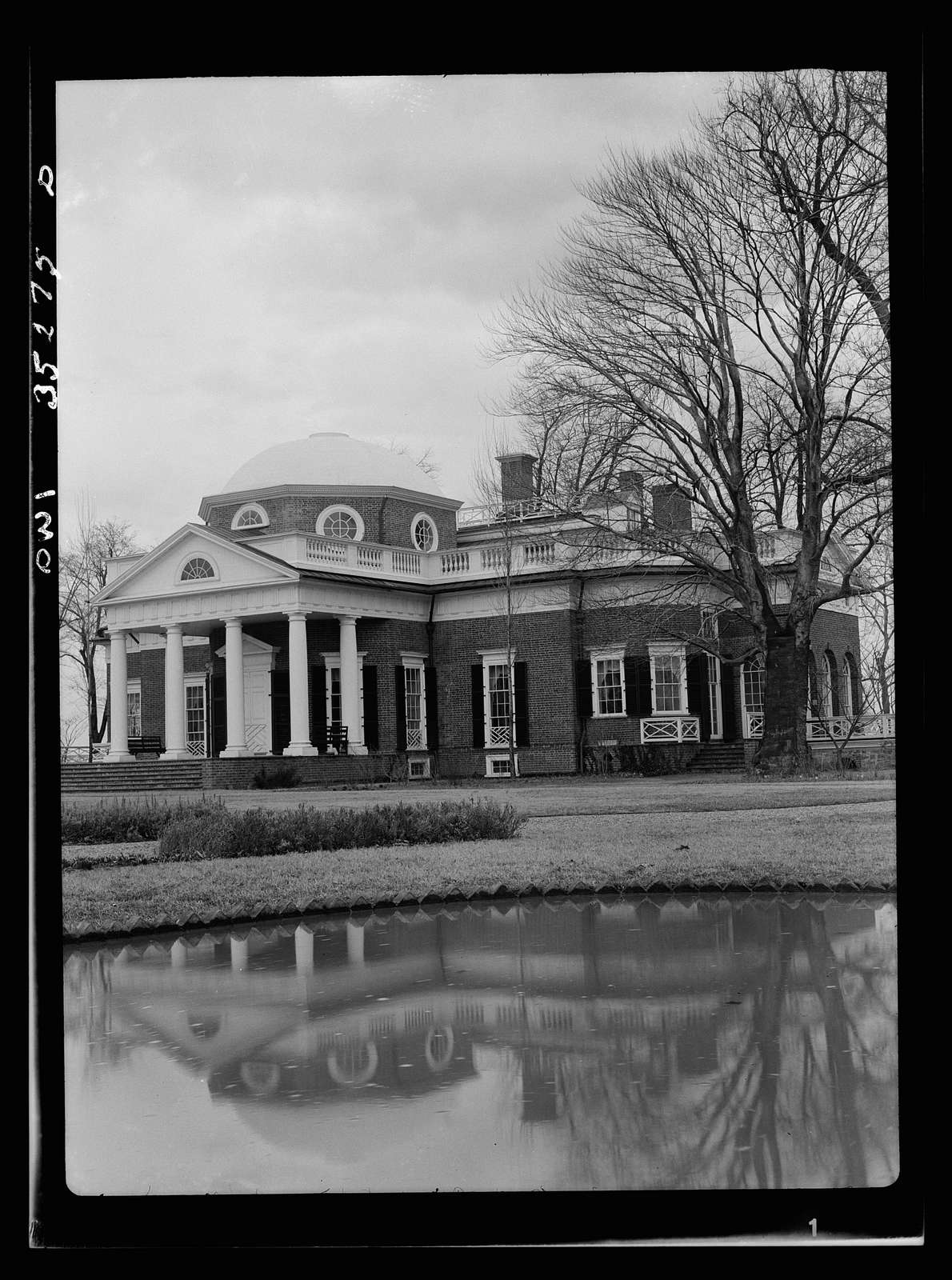 Monticello, the home of Thomas Jefferson, near Charlottesville, Virginia