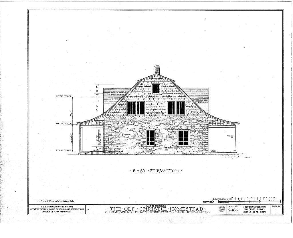 Brinkerhoff-Christie-Paulison Homestead, 8 Homestead Place, Ridgefield Park, Bergen County, NJ