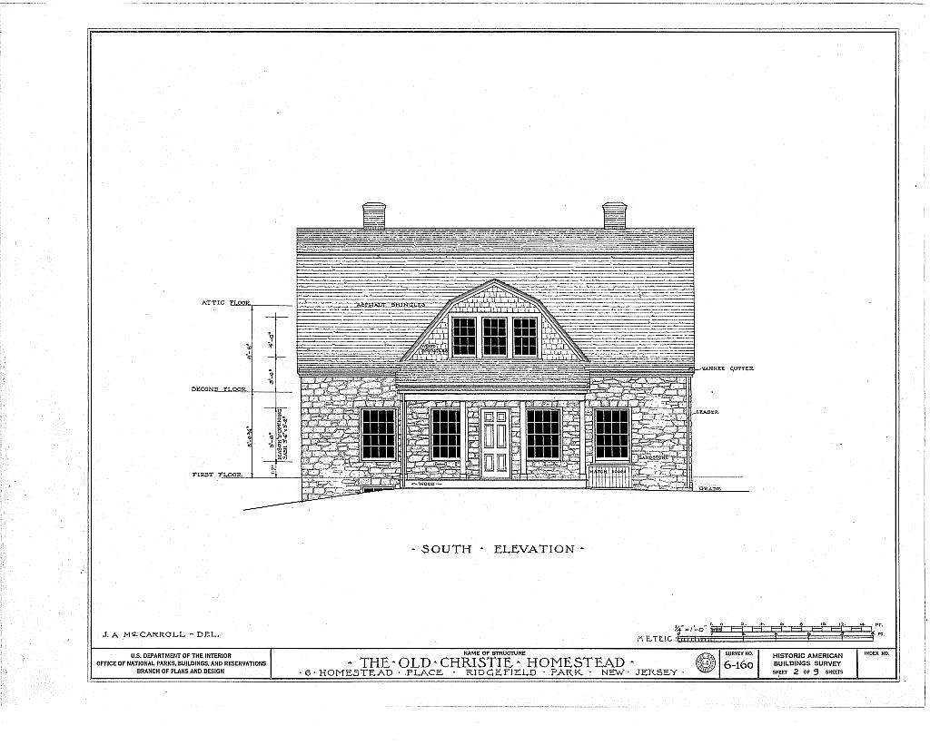 Brinkerhoff-Christie-Paulison Homestead, 8 Homestead Place, Ridgefield Park, Bergen County, NJ