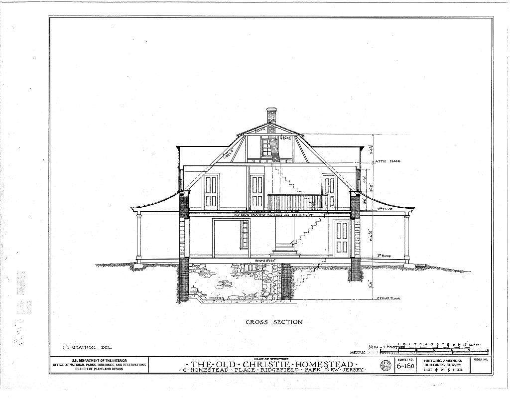 Brinkerhoff-Christie-Paulison Homestead, 8 Homestead Place, Ridgefield Park, Bergen County, NJ