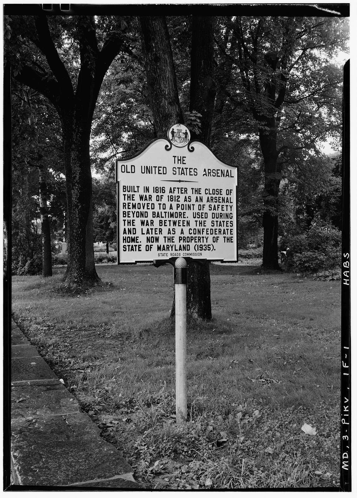 U.S. Arsenal, Reisterstown Road, Pikesville, Baltimore County, MD