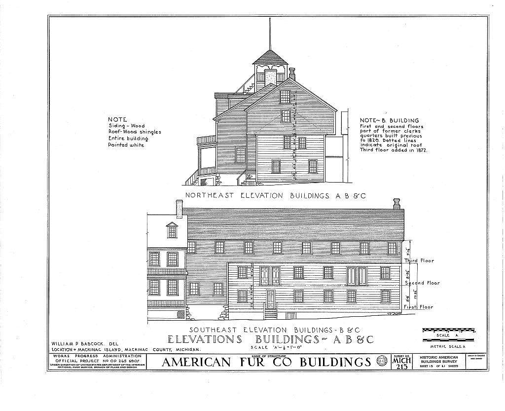 American Fur Company Buildings, Mackinac Island, Mackinac County, MI