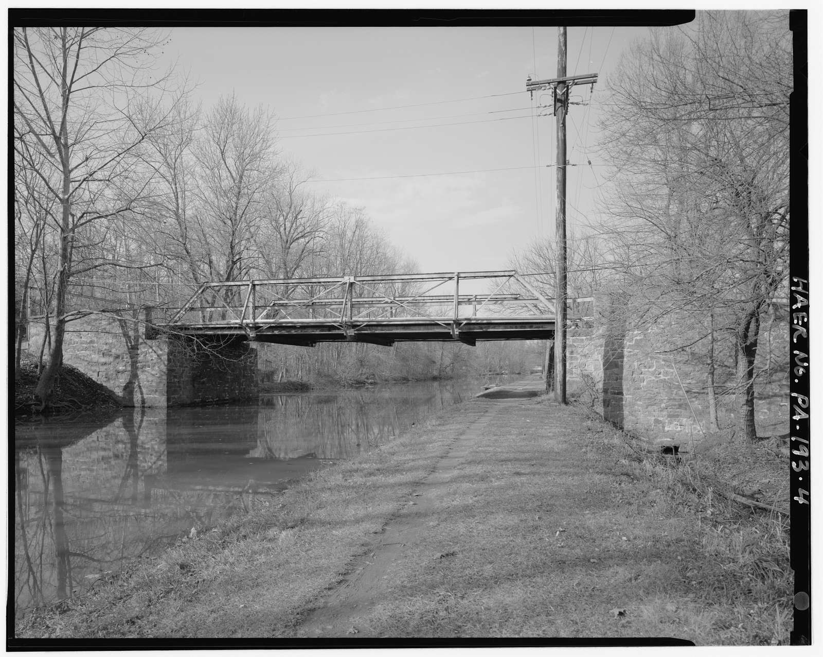 Bucks County Bridge No. 313, Spanning Delaware Canal at Letchworth Avenue, Yardley, Bucks County, PA