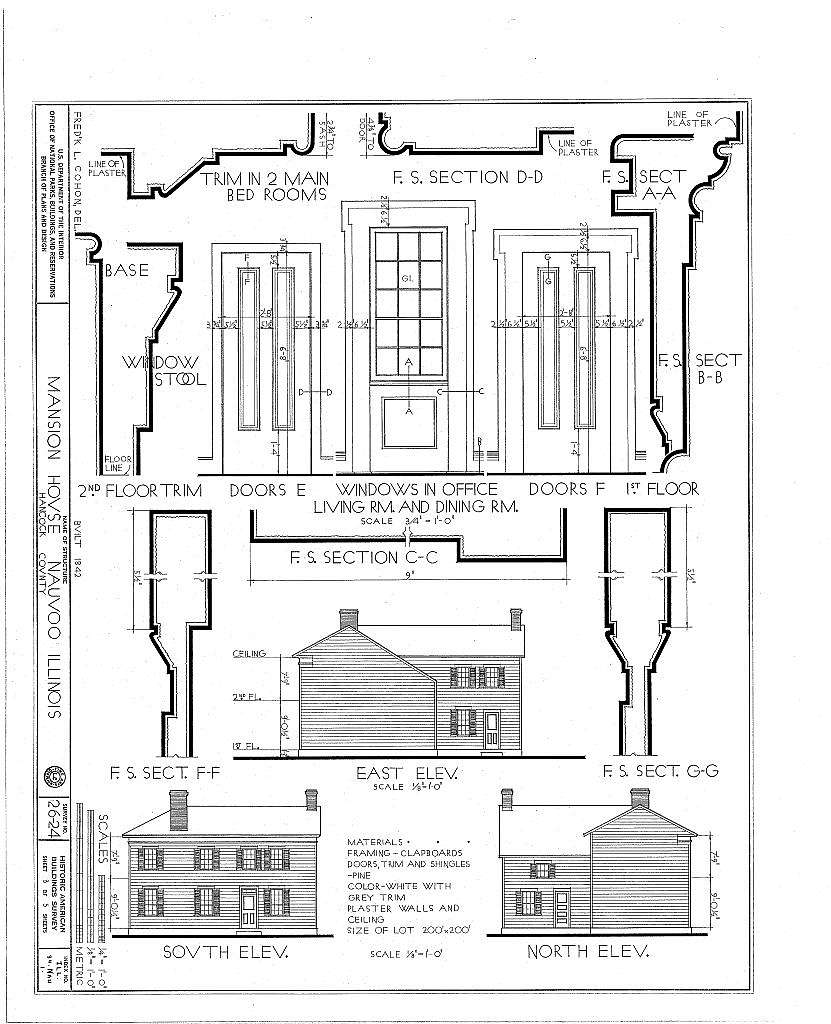Mansion House, Main & Water Streets, Nauvoo, Hancock County, IL