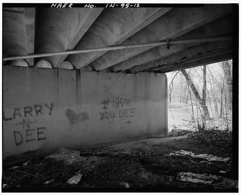 Pendleton Avenue Bridge, Spanning Fall Creek, Pendleton, Madison County, IN
