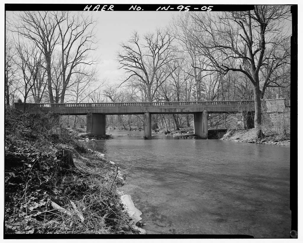 Pendleton Avenue Bridge, Spanning Fall Creek, Pendleton, Madison County, IN