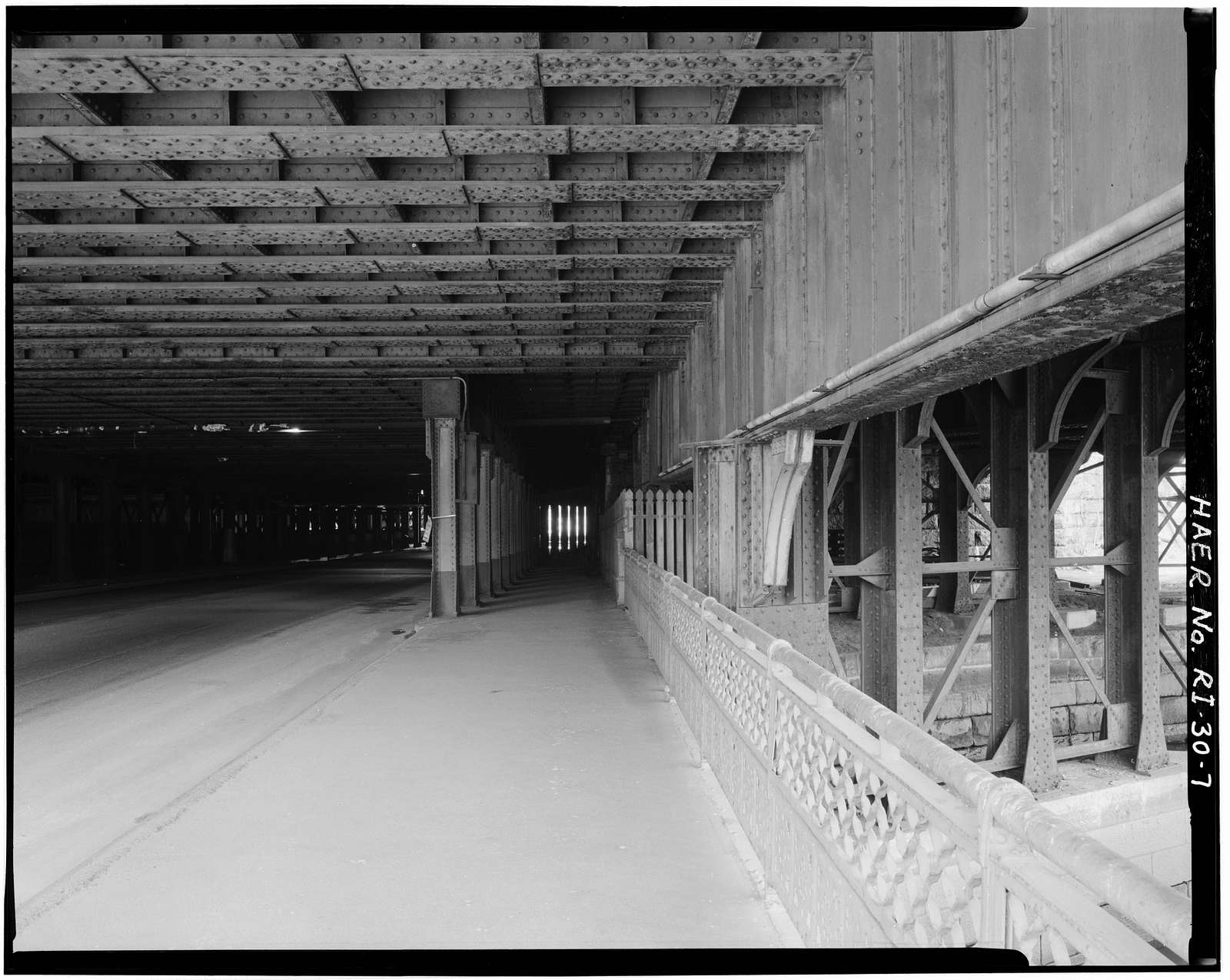 Promenade Street Bridge, Spanning Woonasquatucket & Moshassuck Rivers, Providence, Providence County, RI