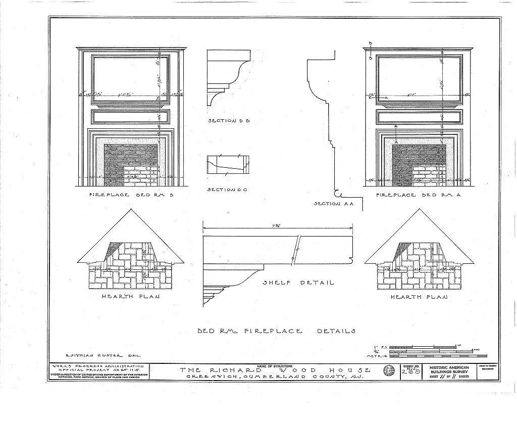 Richard Wood House, Main Street & Bacon's Neck Road, Greenwich, Cumberland County, NJ
