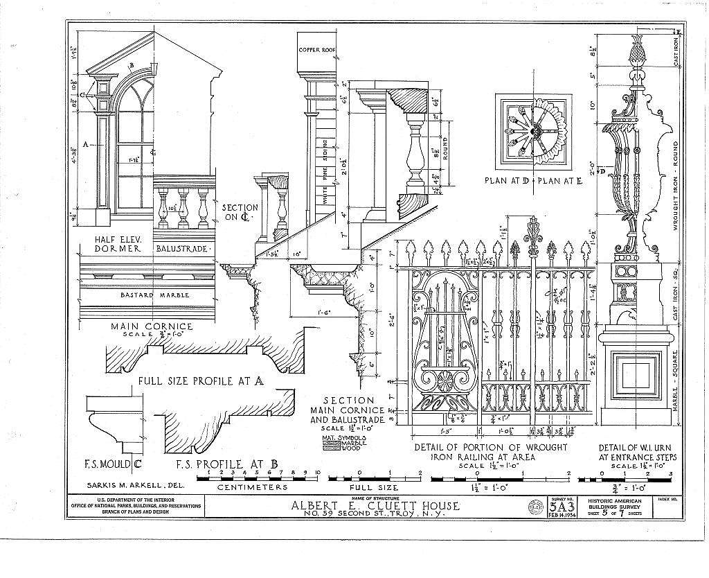 Albert Cluett House, 59 Second Street, Troy, Rensselaer County, NY