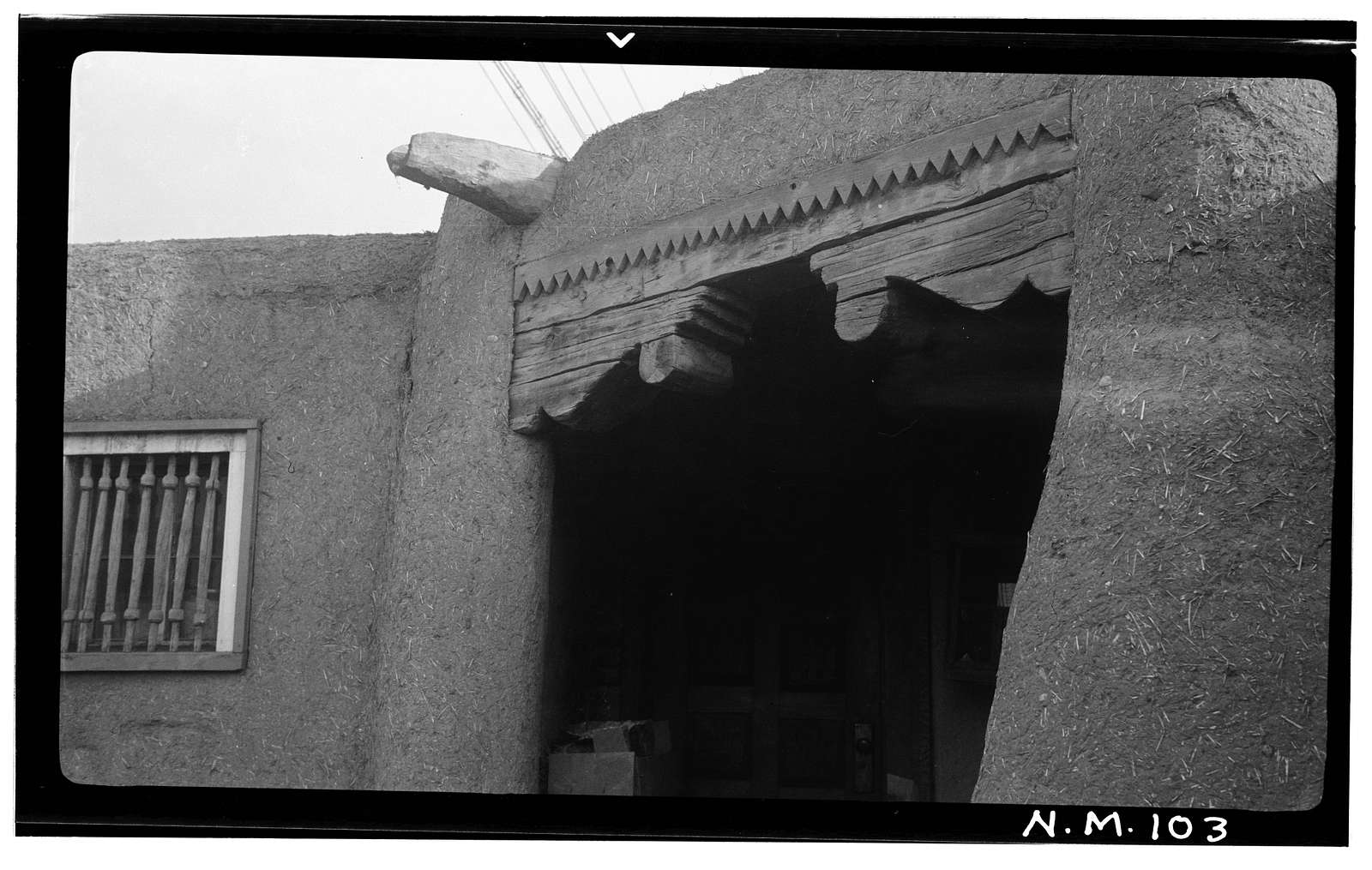 Ralph Meyers House (Corbels), Taos, Taos County, NM
