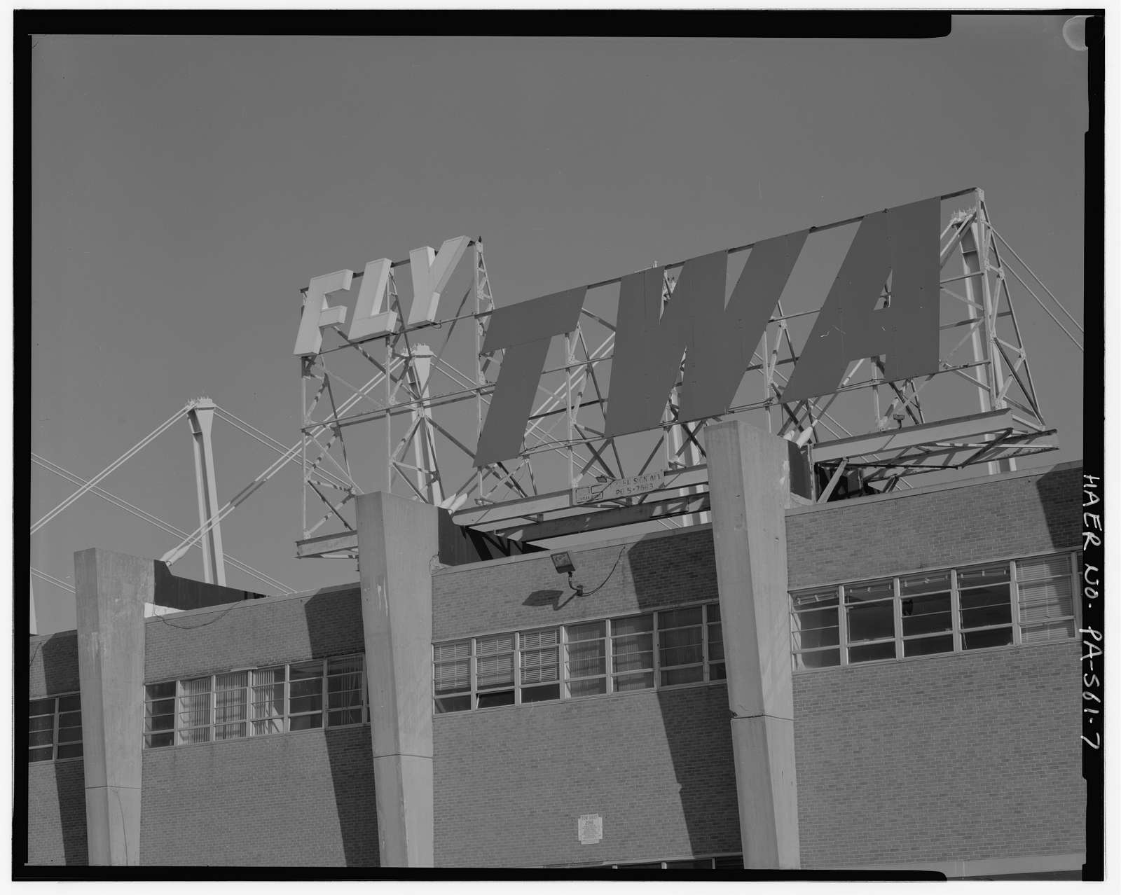 TWA Maintenance Hangar, South side of Tinicum Island Road, Philadelphia International Airport, Philadelphia, Philadelphia County, PA