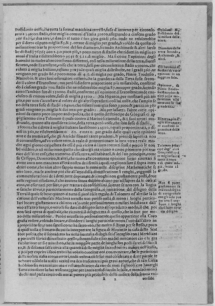 Discorso di Gioseppe Rosaccio ... nel quale si tratta breuemente della nobiltà & eccellenza della terra rispetto à cieli & altri elementi, mostrandosi gli errori & varie openioni che gli antichi hebbero d'intorno all'habitarsi in detta terra, con la sua commisuratione & da chi prima fusse d'ogn'intorno circonnauigata et destinta in parti, prouincie, regni, regioni & ogni altra sua particolarità.