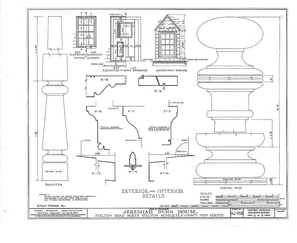 Jeremiah Dunn House, Stelton Road, North Stelton, Middlesex County, NJ