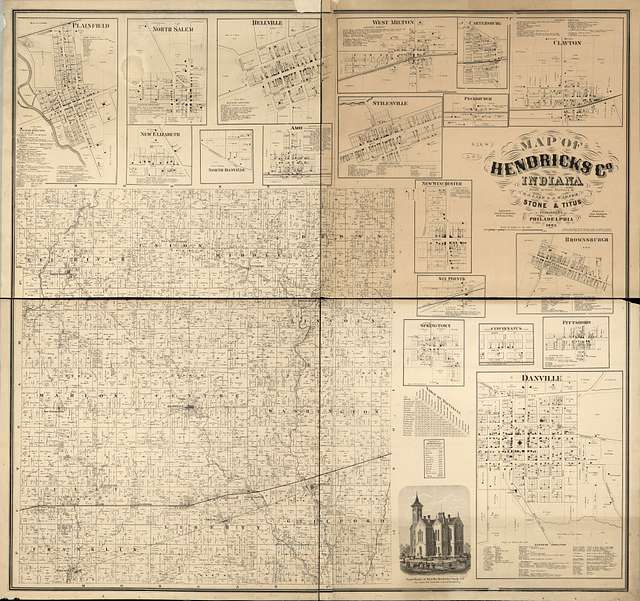 Plat book and statistical record of Noble County, Indiana containing