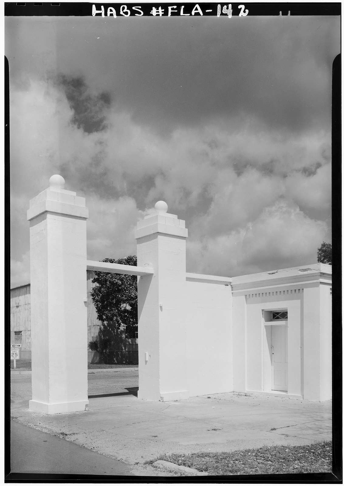U.S. Naval Air Station, Navy Yard Gate, South Avenue near intersection with West Avenue, Pensacola, Escambia County, FL