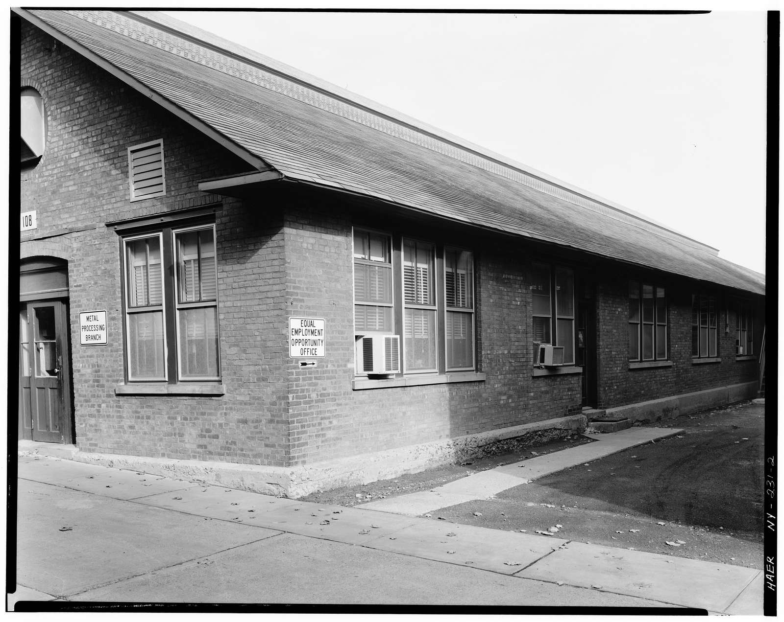 Watervliet Arsenal, Building 108, South Broadway, on Hudson River, Watervliet, Albany County, NY
