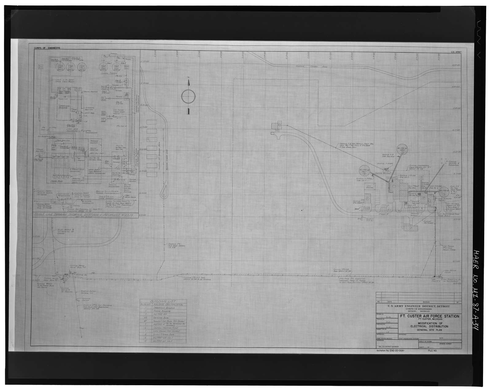 Fort Custer Military Reservation, P-67 Radar Station, .25 mile north of Dickman Road, east of Clark Road, Battle Creek, Calhoun County, MI