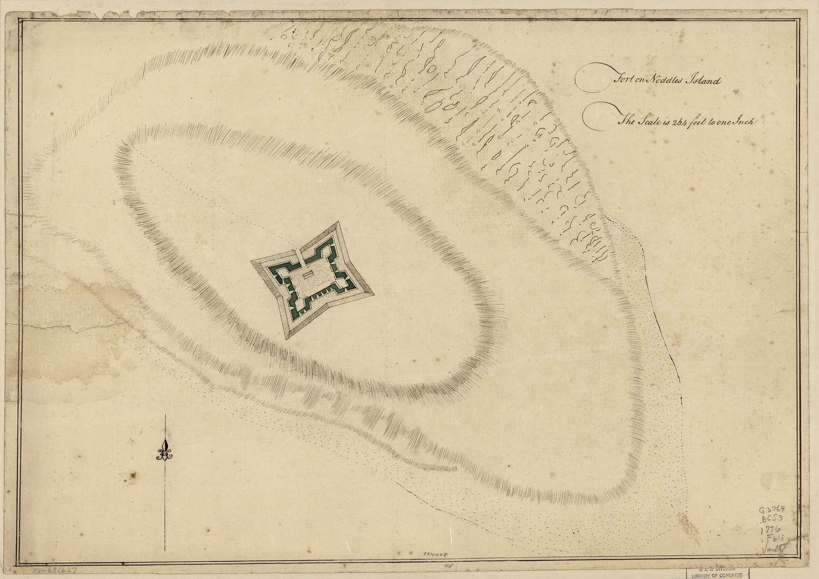 Fort on Noddles Island.