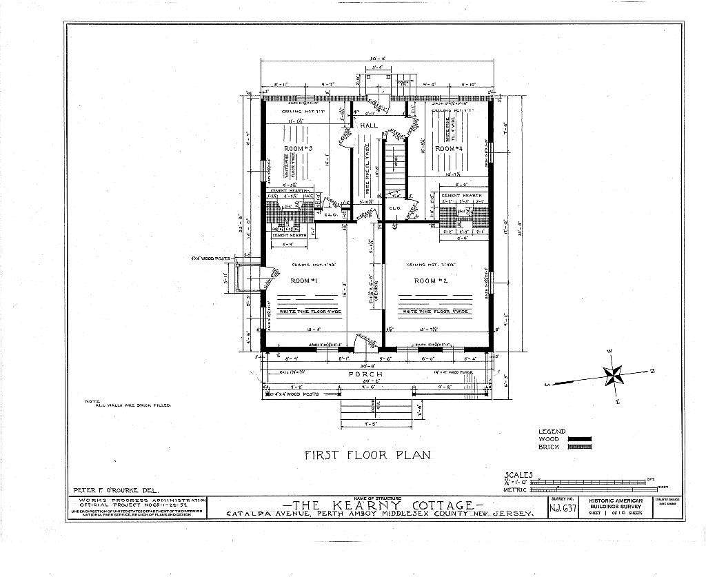 Kearny Cottage, Catalpa Avenue, Perth Amboy, Middlesex County, NJ