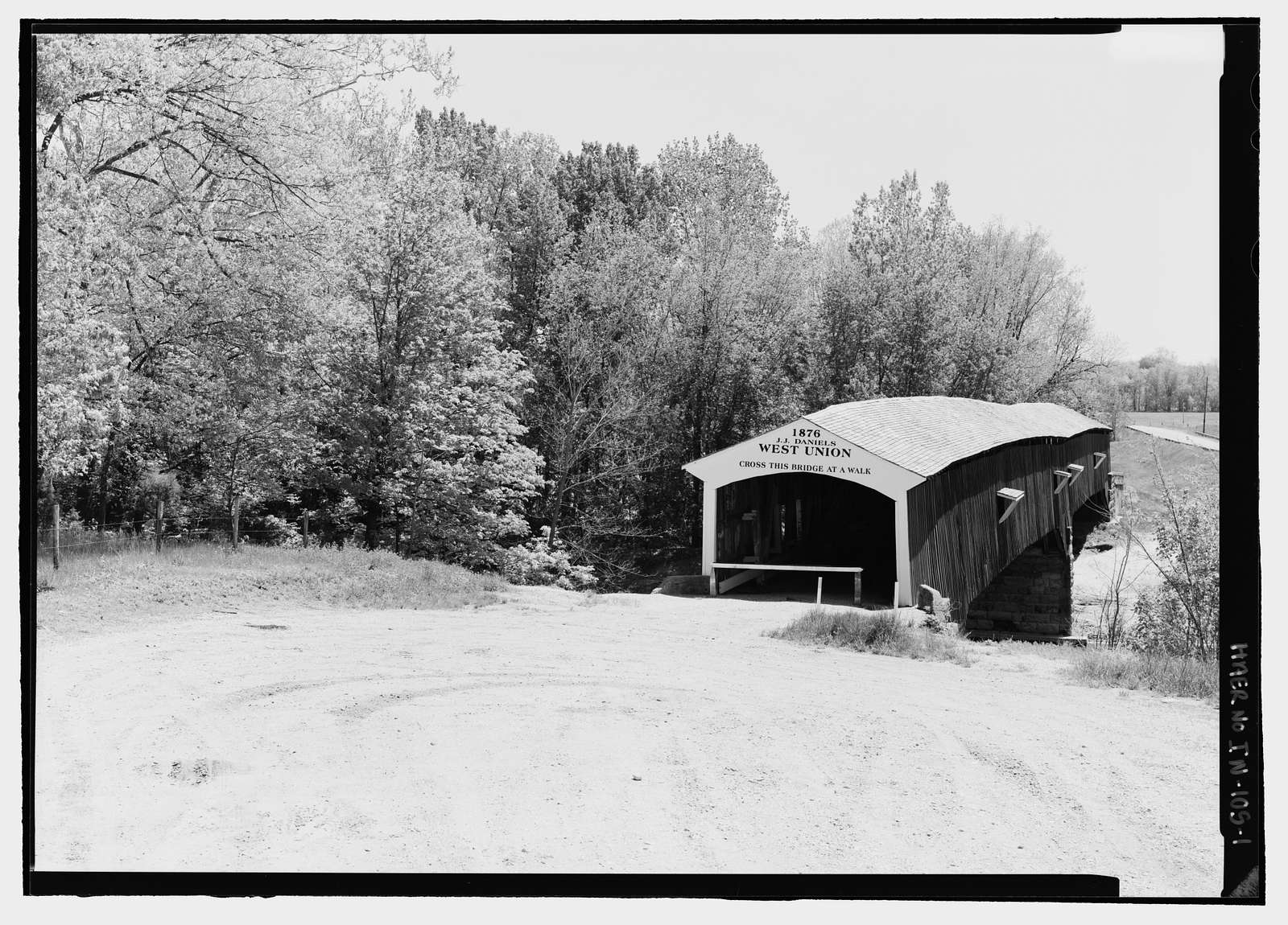 West Union Bridge, Spanning Sugar Creek, CR 525W, West Union, Parke County, IN