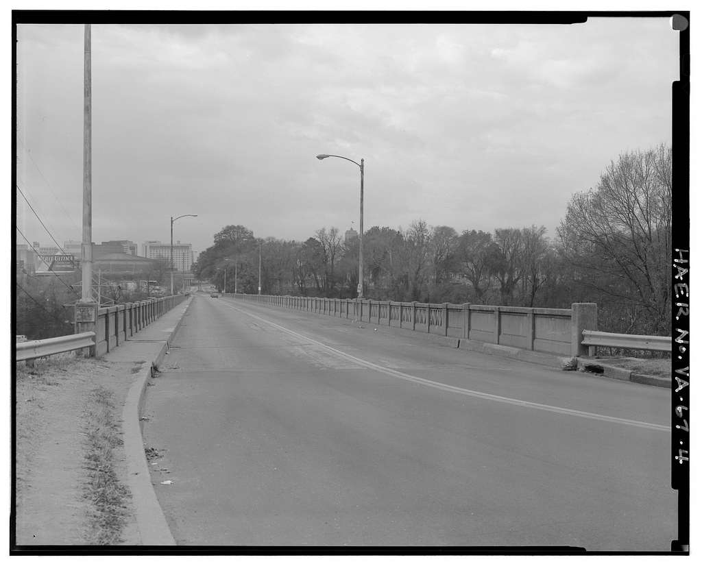 Fifth Street Viaduct, Spanning Bacon's Quarter Branch Valley on Fifth Street, Richmond, Independent City, VA