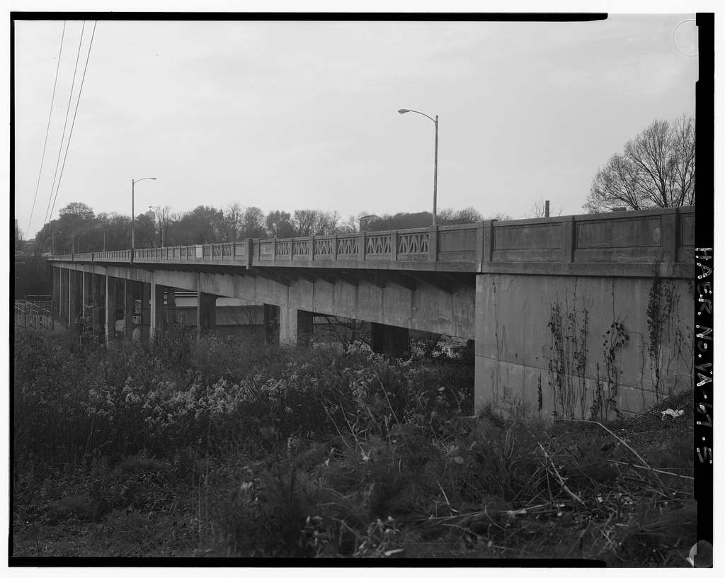 Fifth Street Viaduct, Spanning Bacon's Quarter Branch Valley on Fifth Street, Richmond, Independent City, VA
