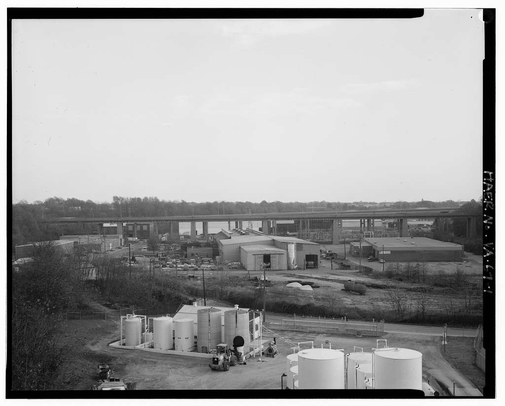 Fifth Street Viaduct, Spanning Bacon's Quarter Branch Valley on Fifth Street, Richmond, Independent City, VA