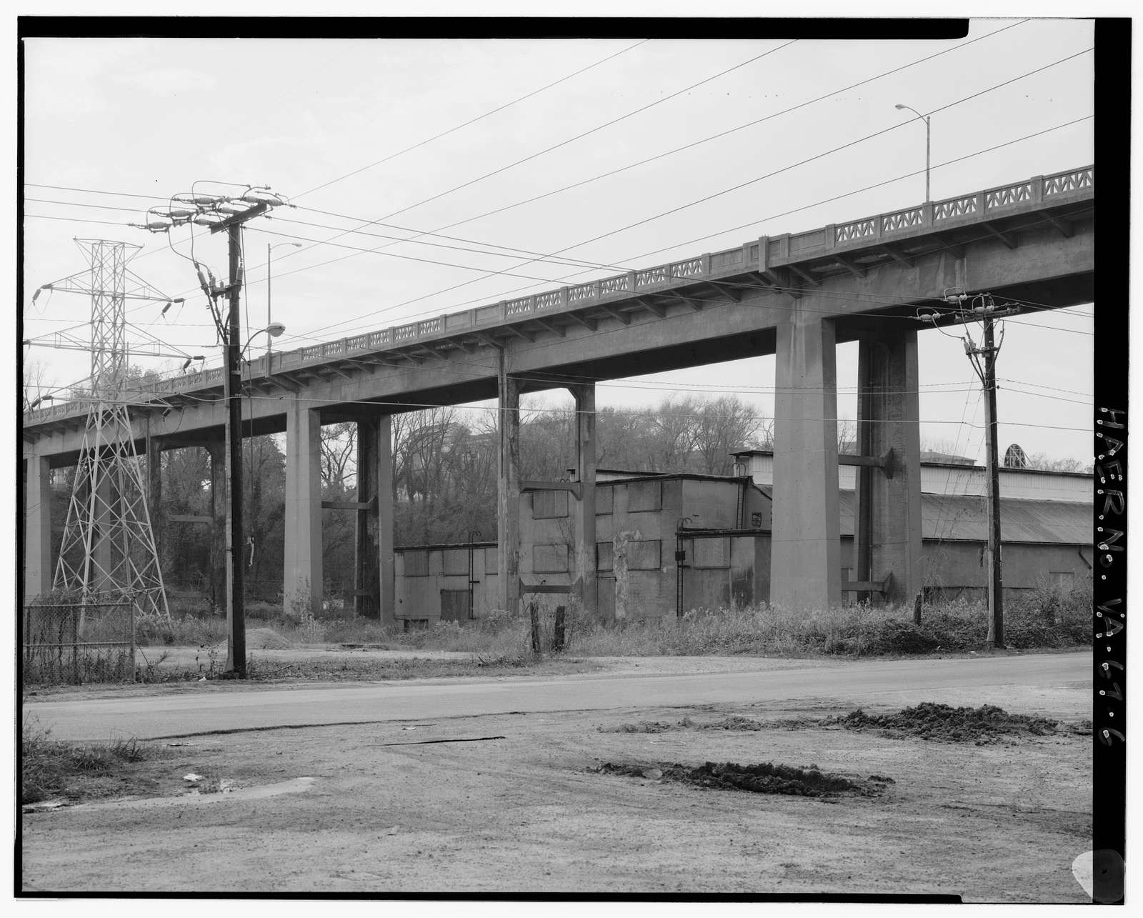 Fifth Street Viaduct, Spanning Bacon's Quarter Branch Valley on Fifth Street, Richmond, Independent City, VA