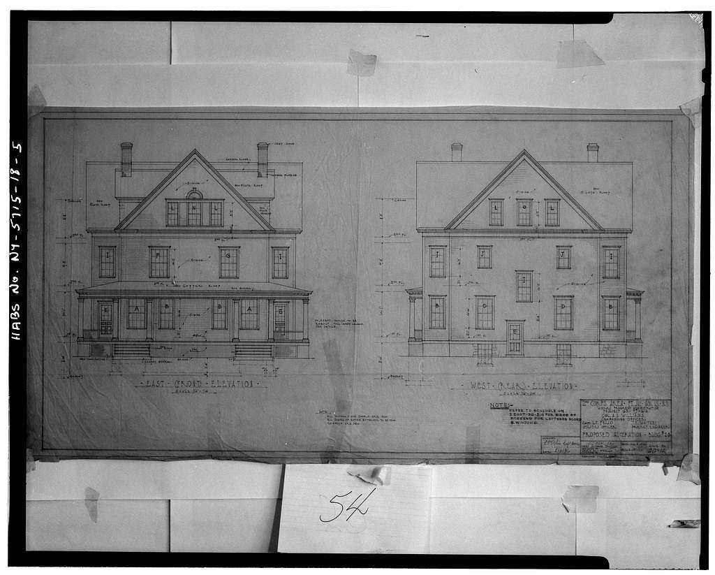 Governors Island, Quarters No. 20, New York Harbor, Nolan Park, New York, New York County, NY
