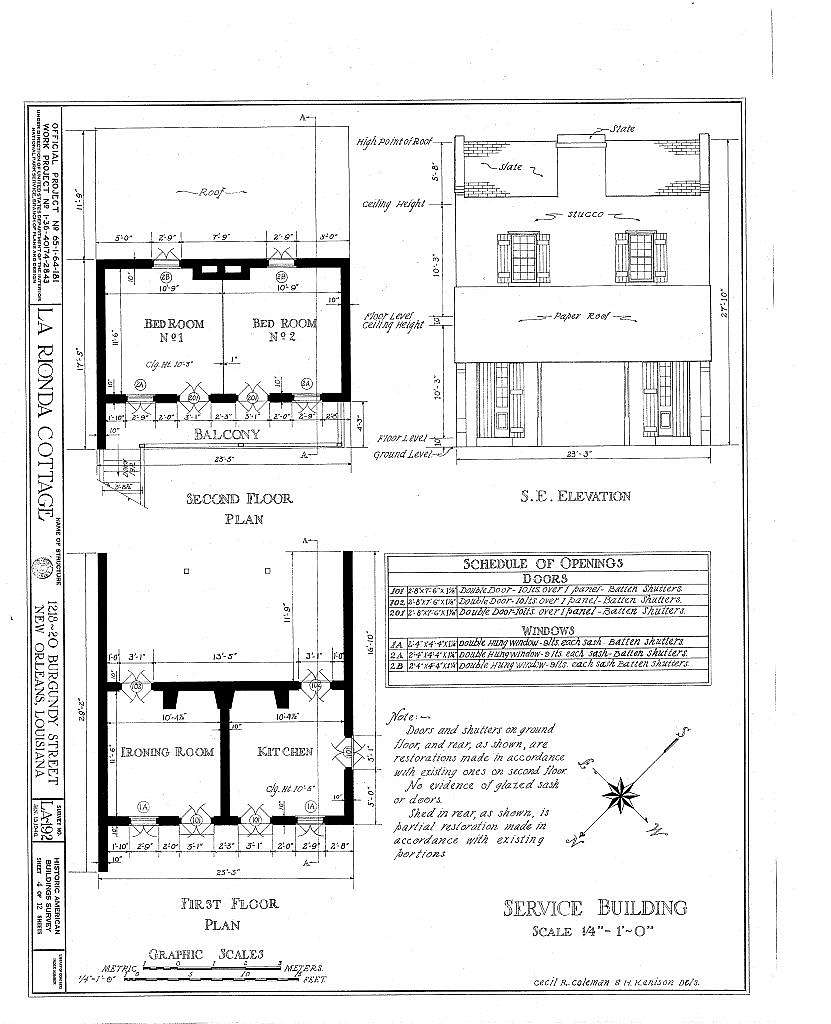 LaRionda Cottage, 1218-1220 Burgundy Street, New Orleans, Orleans Parish, LA
