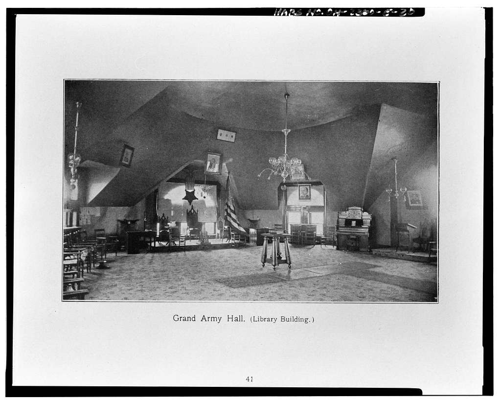 Ohio Soldiers' & Sailors' Home, Library, U.S. Route 250 at DeWitt Avenue, Sandusky, Erie County, OH
