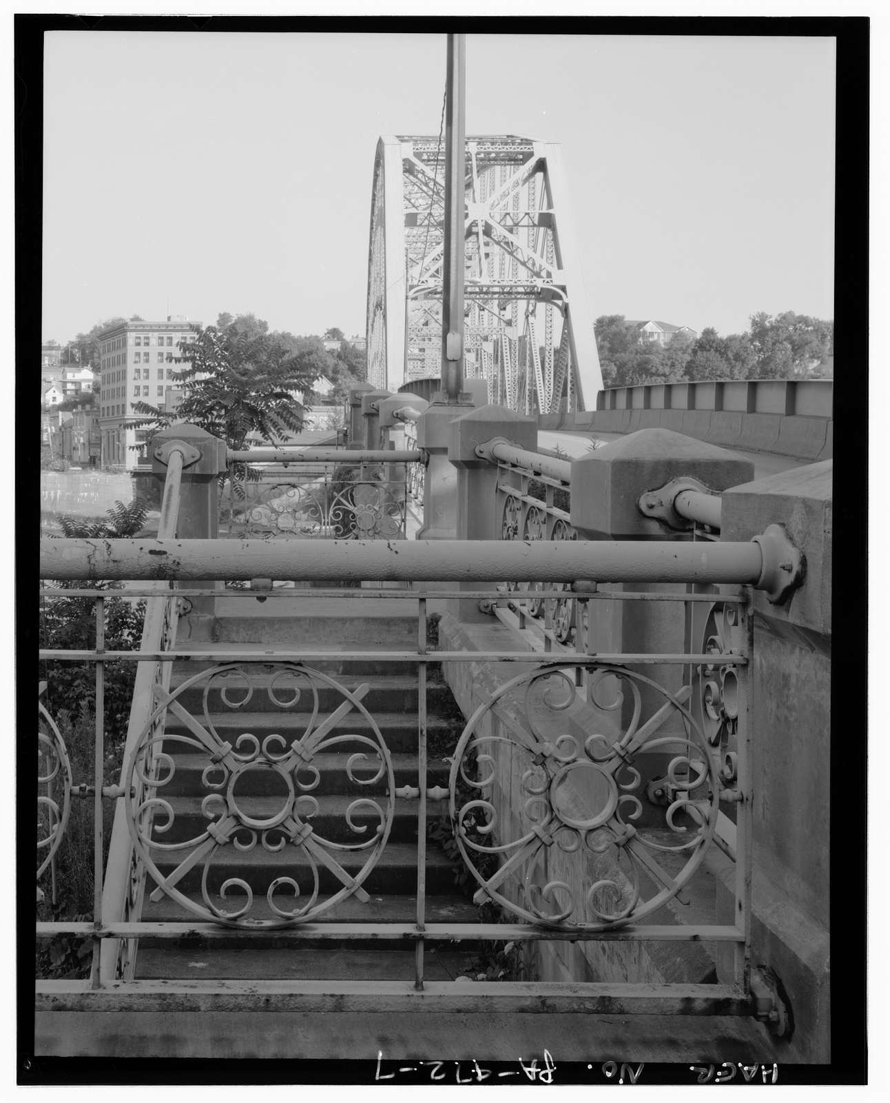 Old Brownsville Bridge, Spanning Monongahela River & Water Street at State Route 2067, Brownsville, Fayette County, PA