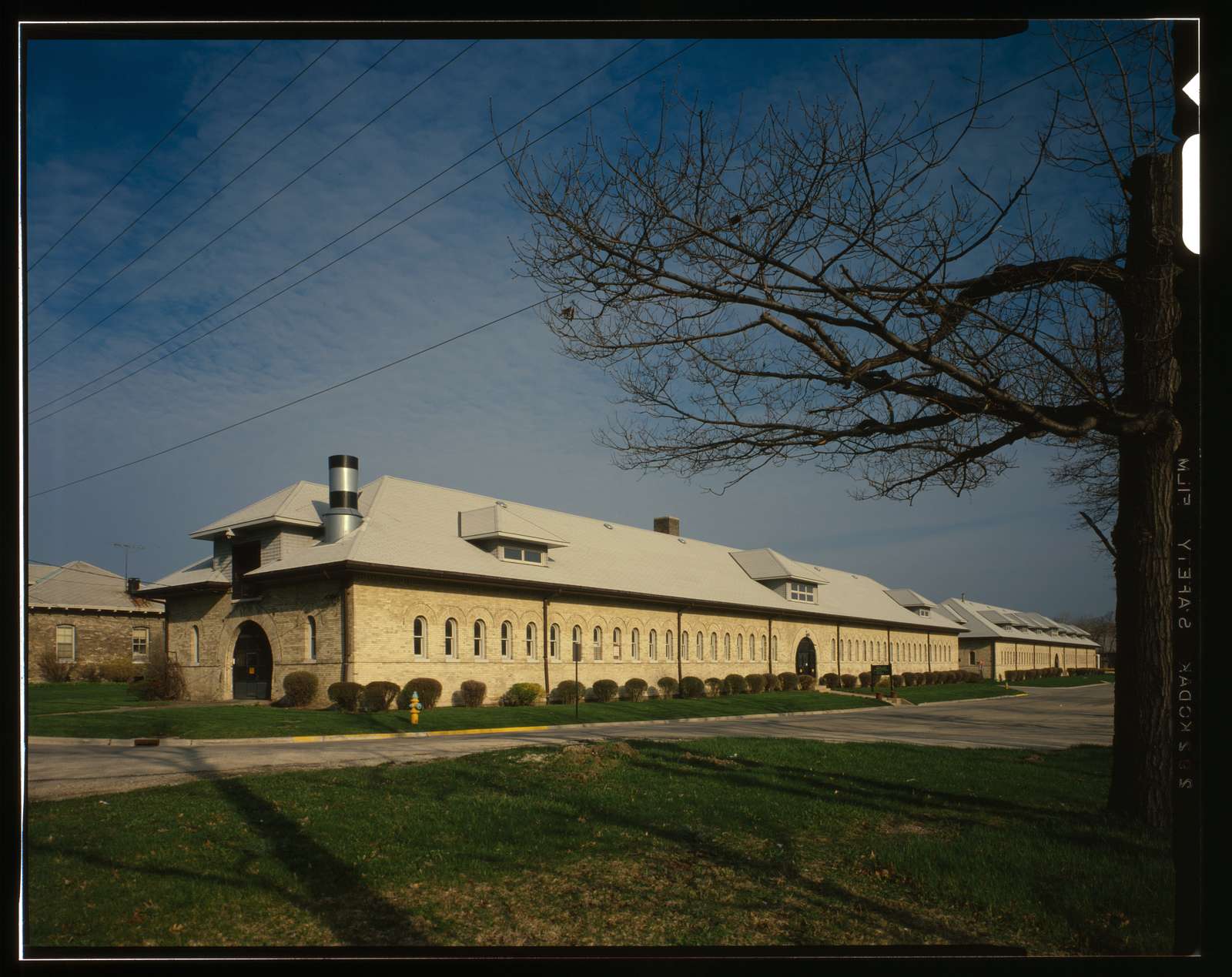 Fort Sheridan, Cavalry Stable, Thorpe & Chapman Roads, Lake Forest, Lake County, IL