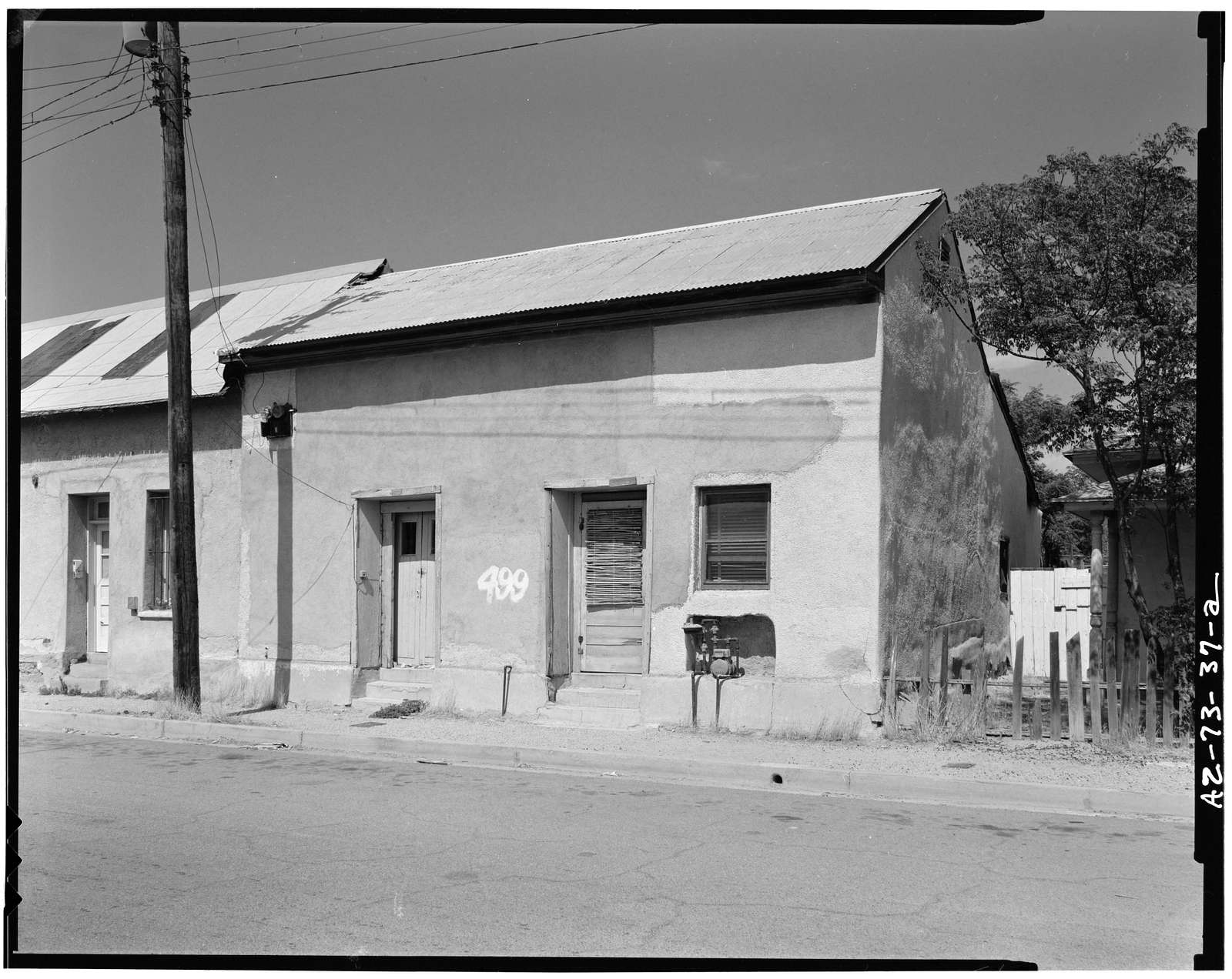 Munoz House, 499-501 South Meyer Avenue, Tucson, Pima County, AZ