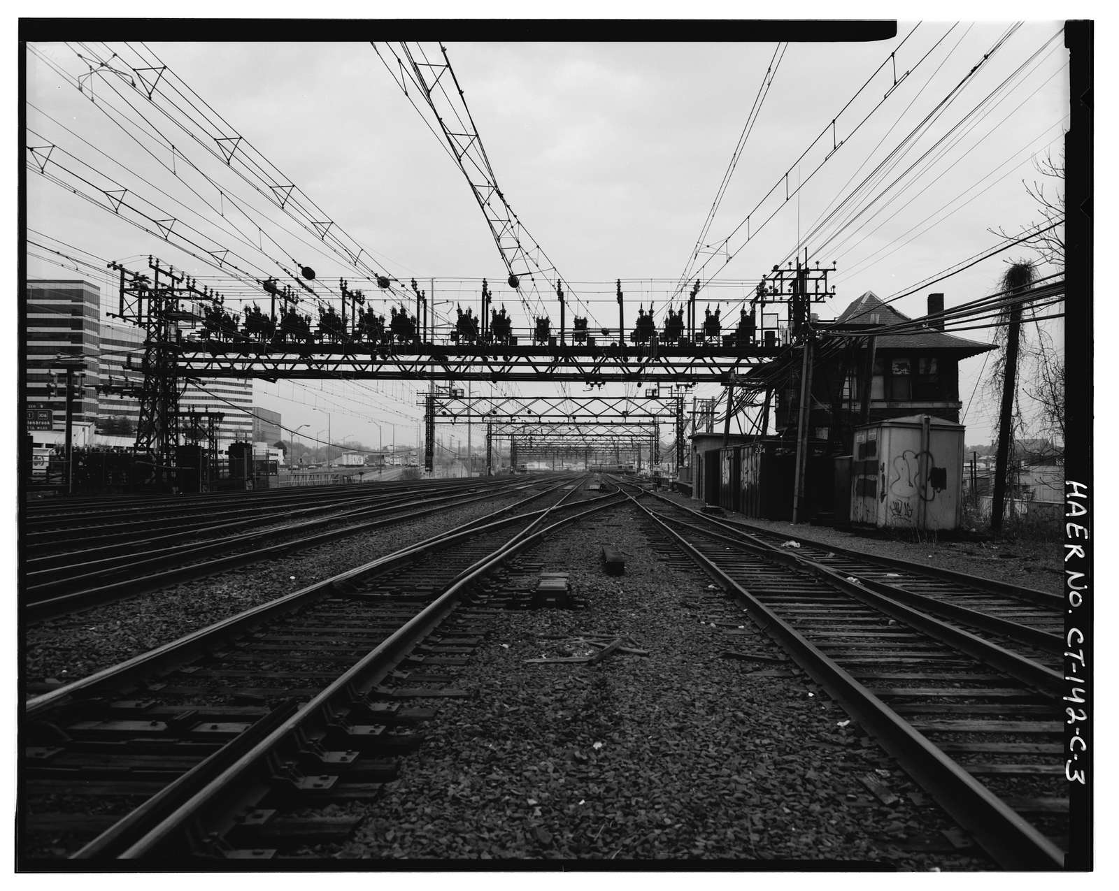 New York, New Haven & Hartford Railroad, Bridge-Type Circuit Breakers, Long Island shoreline between Stamford & New Haven, Cos Cob, Fairfield County, CT