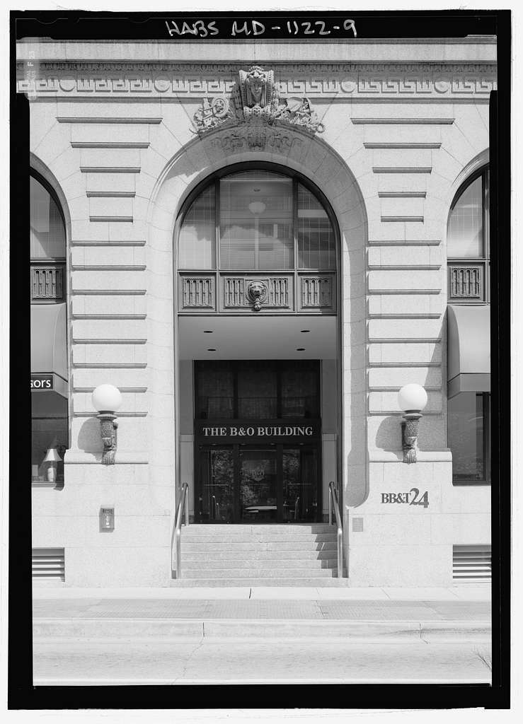 Baltimore & Ohio Railroad Company Headquarters Building, 2 North Charles Street, Baltimore, Independent City, MD