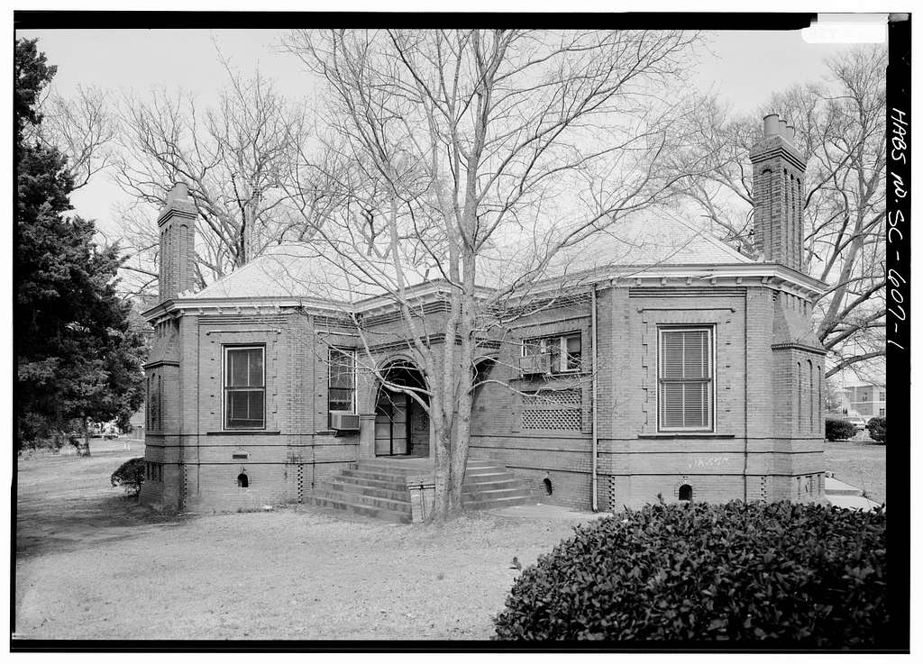 Claflin College, Lee Library, College Avenue, Orangeburg, Orangeburg County, SC