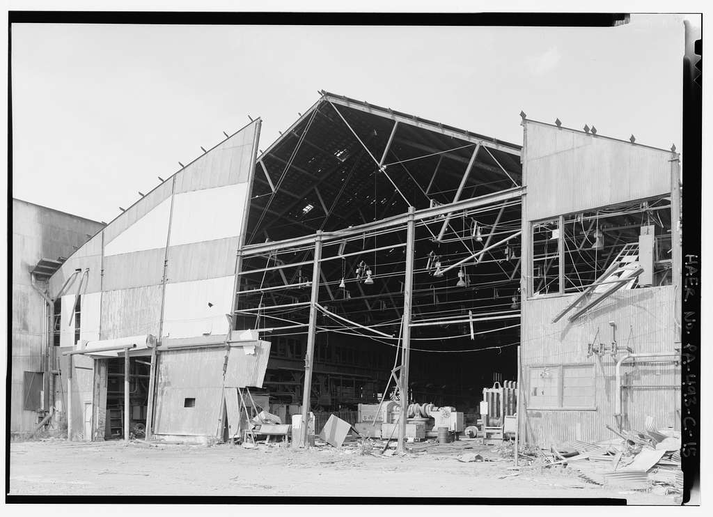 Phoenix Iron Company, Rolling Mill, North of French Creek, west of Fairview Avenue, Phoenixville, Chester County, PA