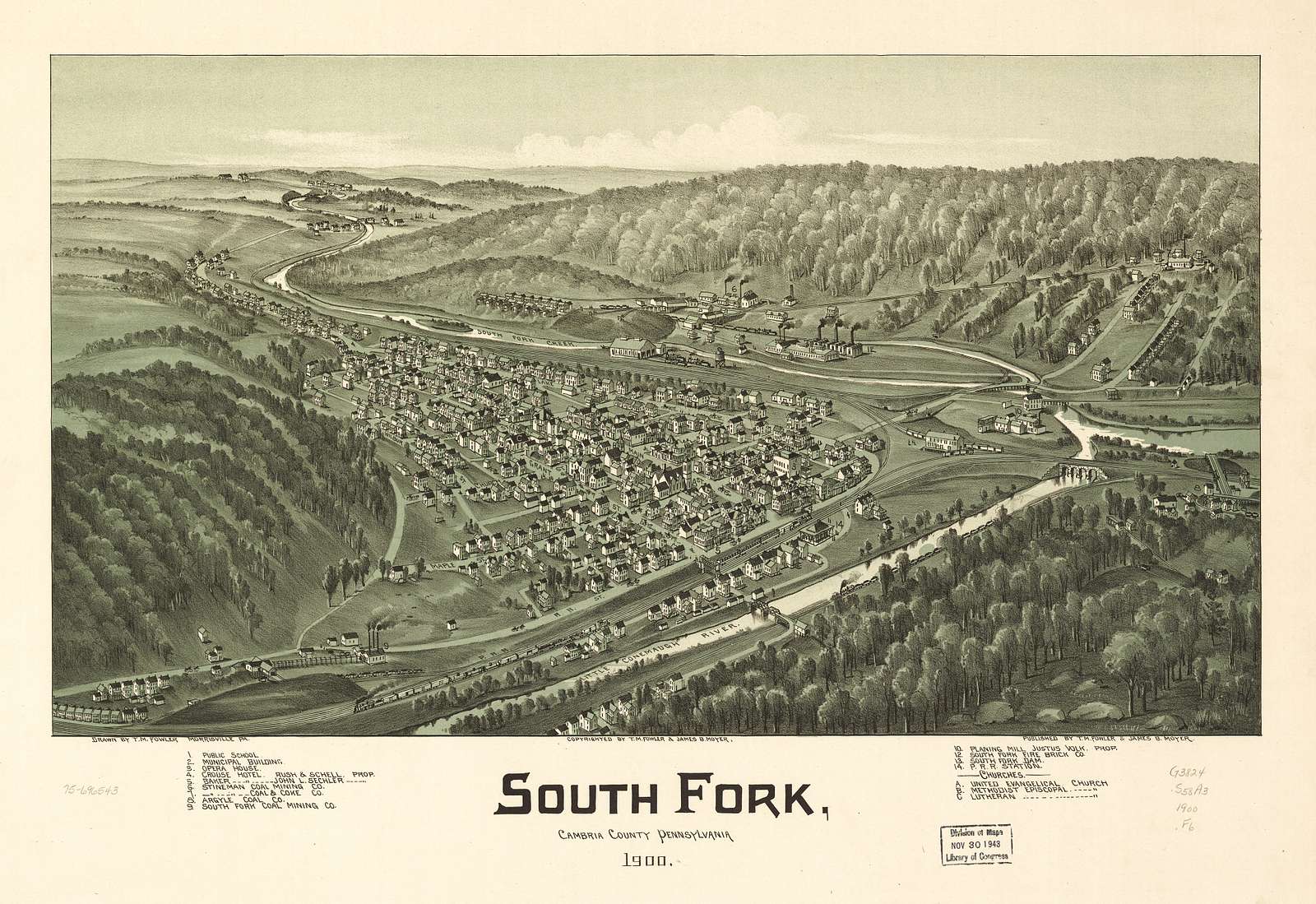 South Fork, Cambria County, Pennsylvania 1900.