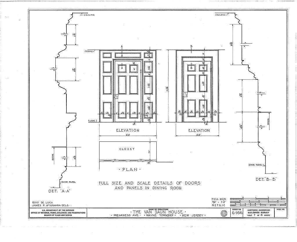 Van Saun House, Preakness Avenue & Singac Brook, Preakness, Passaic County, NJ
