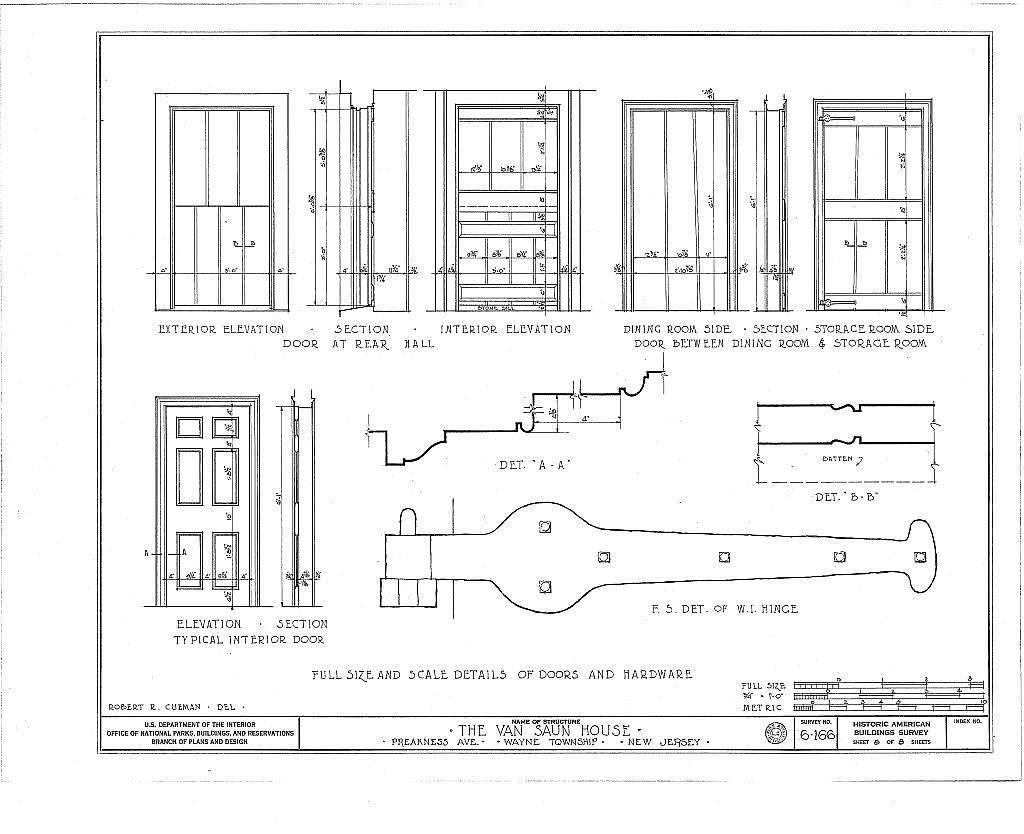 Van Saun House, Preakness Avenue & Singac Brook, Preakness, Passaic County, NJ