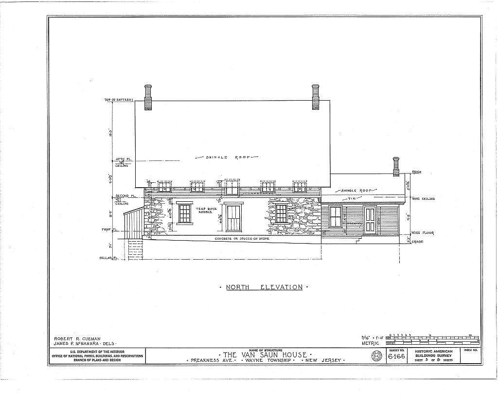 Van Saun House, Preakness Avenue & Singac Brook, Preakness, Passaic County, NJ