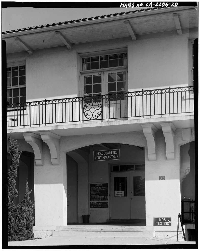 Fort MacArthur, Pacific Avenue, San Pedro, Los Angeles County, CA