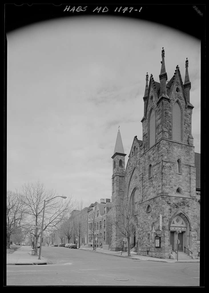 Grace Methodist Episcopal Church, Lanvale & Carrollton Streets, Baltimore, Independent City, MD