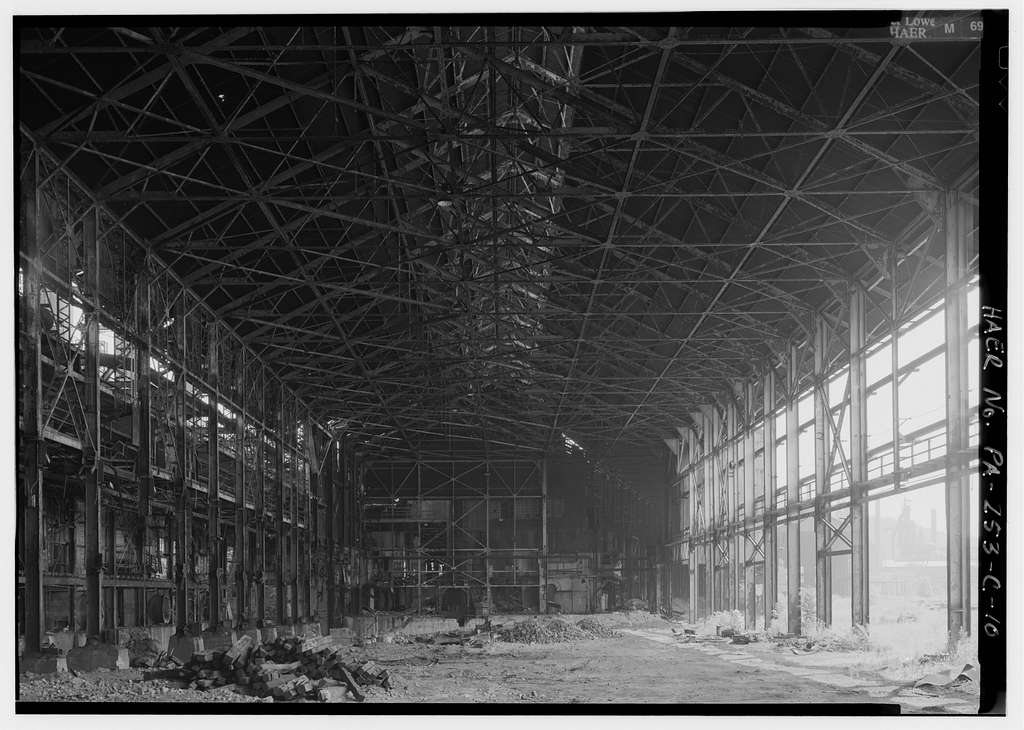 Pittsburgh Steel Company, Monessen Works, Open Hearth Plant, Donner Avenue, Monessen, Westmoreland County, PA