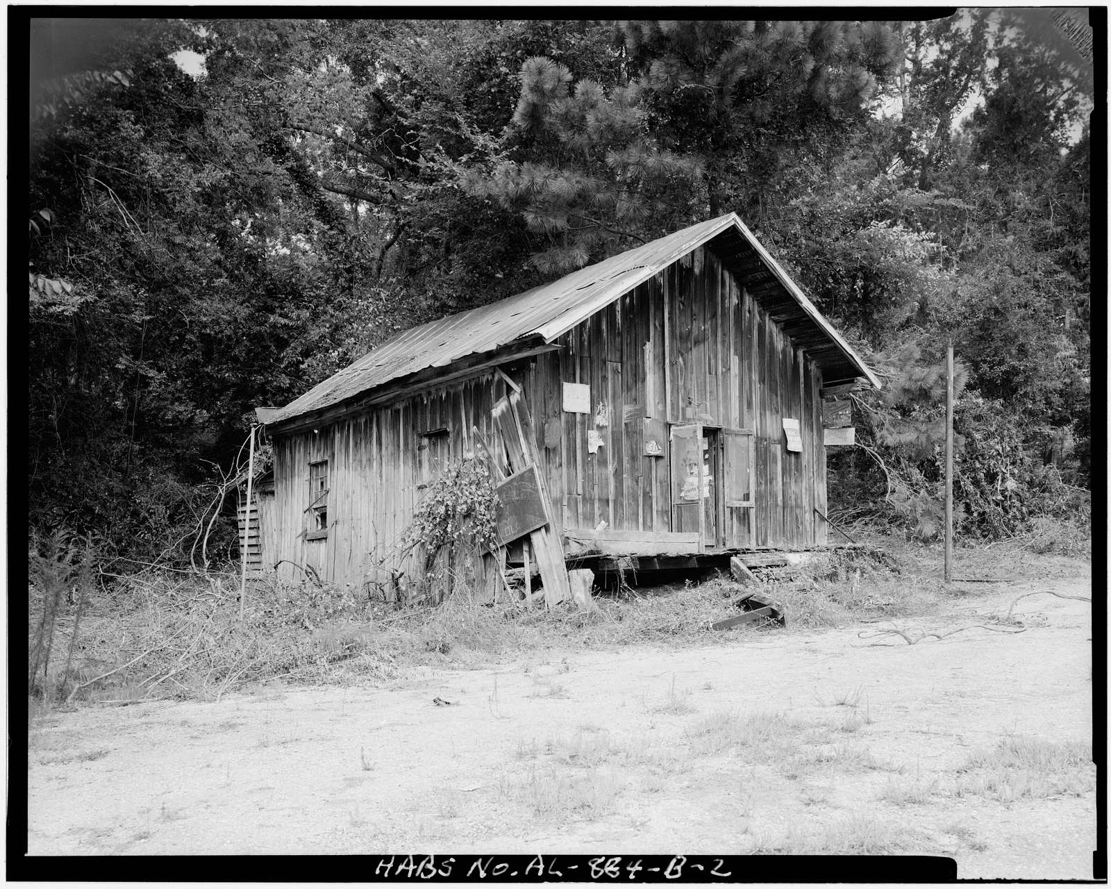 Josiah Haigler Plantation Commissary, County Highway 37 North of U.S. Highway 80, Burkville, Lowndes County, AL