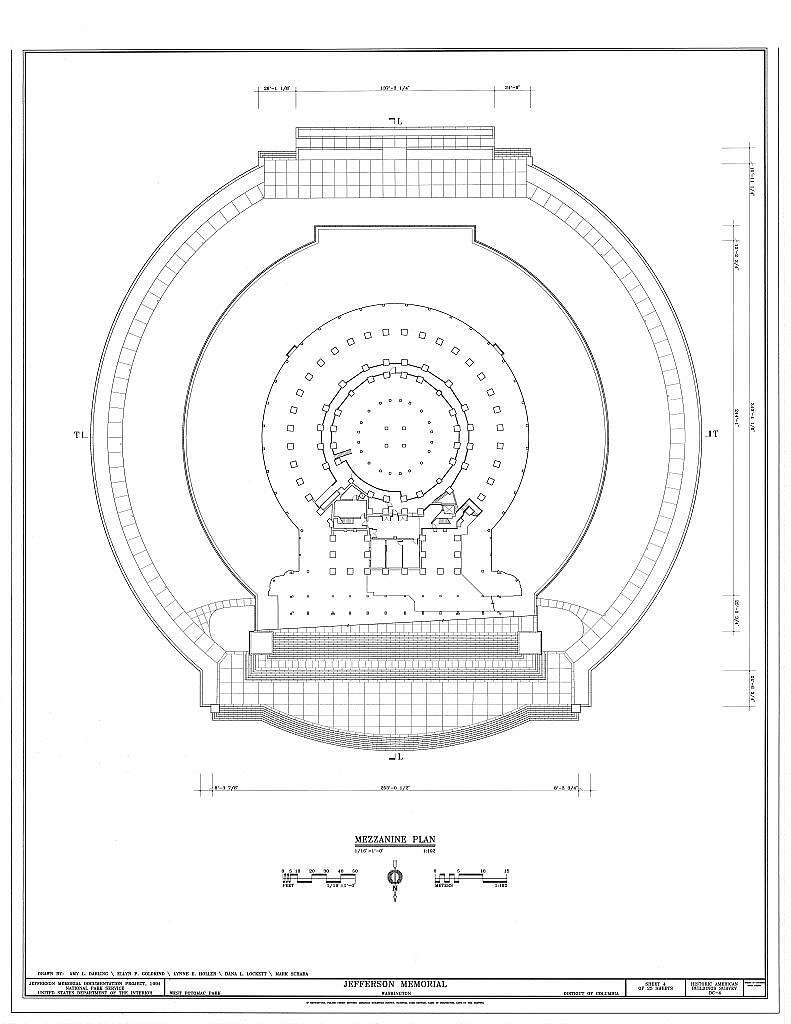 Jefferson Memorial, East Potomac Park, Washington, District of Columbia, DC