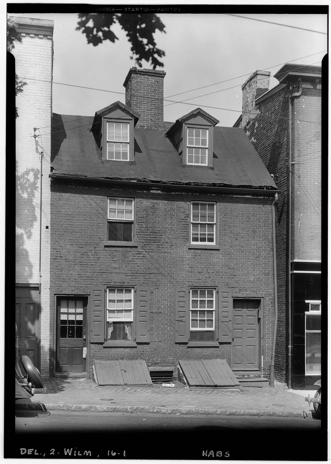 John Marot House, 1203 & 1205 North Market Street, Wilmington, New Castle County, DE