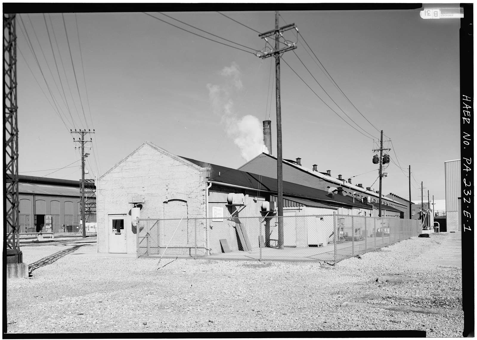 Juniata Shops, Flue Shed, East of Fourth Avenue, North of First Street, Altoona, Blair County, PA